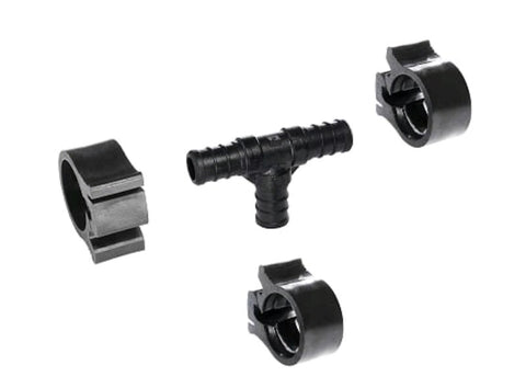 Flair-It | PEXLOCK 1/2" TEE PEX LOCK | 30820 | Plastic | Single | Black