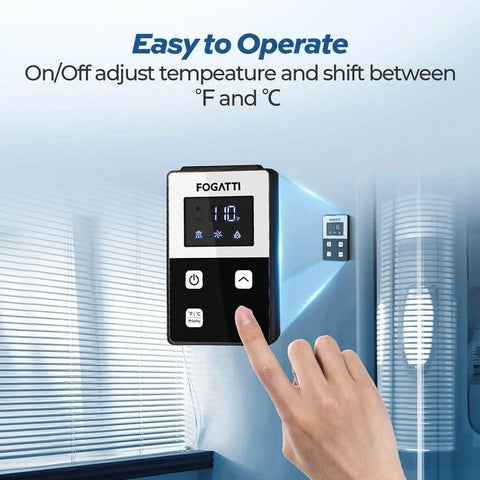 Fogatti | 62,000 BTU Tankless Water Heater w/Controller | FS09B1S | OEM | Wired Controller