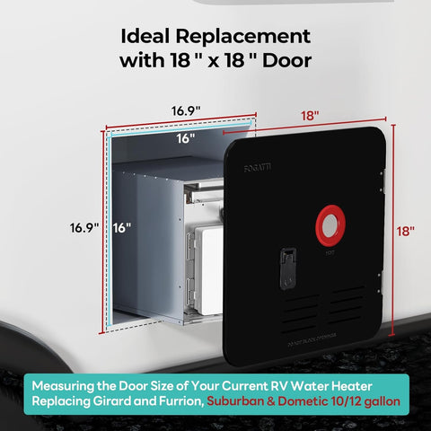 Fogatti | 62,000 BTU Tankless Water Heater w/Controller | FS09B1S | OEM | Wired Controller
