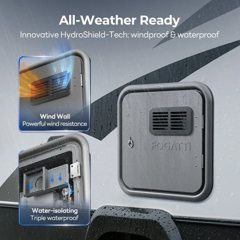 Fogatti | 66,000 BTU Tankless Water Heater w/Controller | INSTASHOWERULTRA | FS10B1SN | Wired Controller | 3.9 GPM