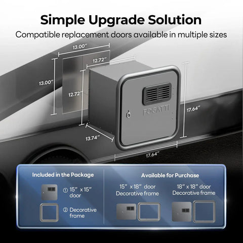 Fogatti | 66,000 BTU Tankless Water Heater w/Controller | INSTASHOWERULTRA | FS10B1SN | Wired Controller | 3.9 GPM