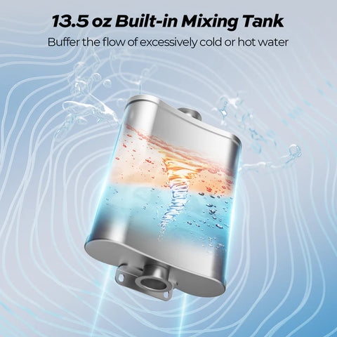Fogatti | Tankless Water Heater | Instashower9Pro | 66,000 BTU | Includes Intelligent Digital Control remote
