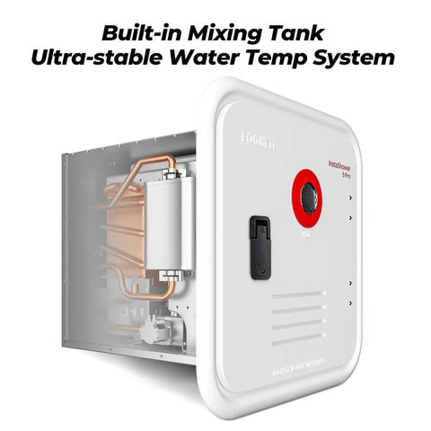 Fogatti | Tankless Water Heater | Instashower9Pro | 66,000 BTU | Includes Intelligent Digital Control remote
