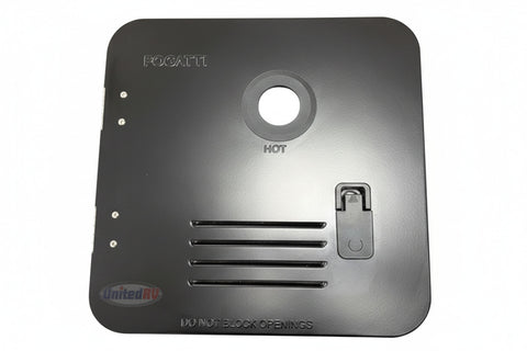 Fogatti | Left Hand Swing Service Access Door | FS09D1B | 15" x 15" | Black