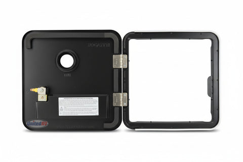 Fogatti | Left Hand Swing Service Access Door | FS09D1B | 15" x 15" | Black