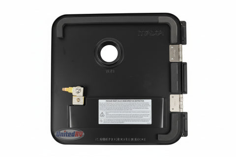 Fogatti | Left Hand Swing Service Access Door | FS09D1B | 15" x 15" | Black