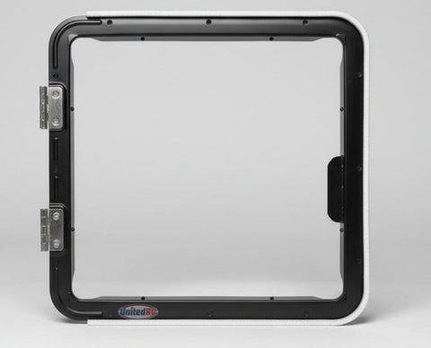 Fogatti | Left Hand Swing Service Access Door | FS09D1B | 15" x 15" | Black