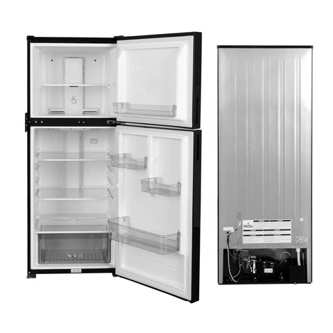 Furrion | 10.6 Cu. Ft. RV Refrigerator | 2024120714 | FCR11DCGTA-BG-RHH-B | Right Hand Hinge | 12v DC | 2 Door | Black Gloss
