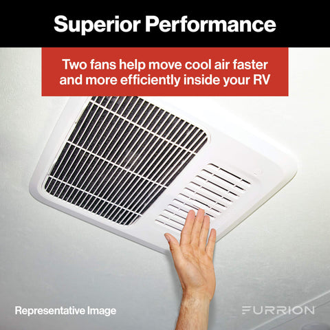 Furrion | Chill HE Air Conditioner  | 2024042637 | FACR15HESA2-PS-AM | 15,000 BTU | White | R32