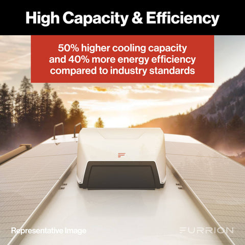 Furrion | Chill HE Air Conditioner  | 2024042637 | FACR15HESA2-PS-AM | 15,000 BTU | White | R32