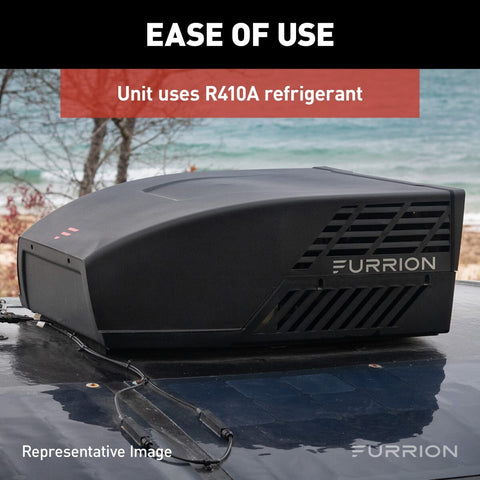 Furrion | Chill HE Air Conditioner  | 2024042639 | FACR15HESA2-BL-AM | 15,000 BTU | Black | R32