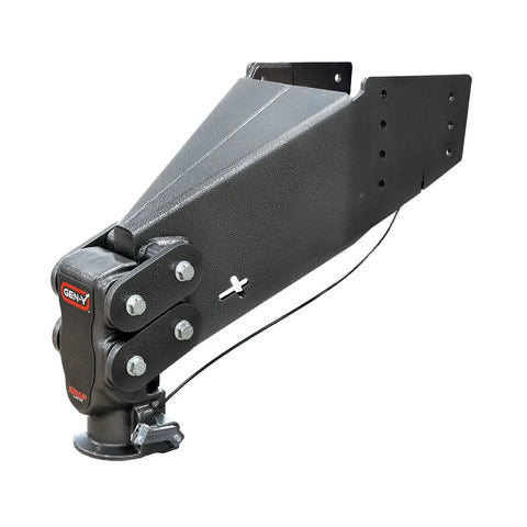 Gen-Y Hitch | Executive Gooseneck Coupler | GH-8076AL | Torsion-Flex Shock Absorption | Auto Latch | Black