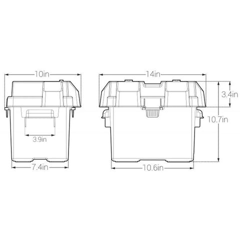 Noco | Battery Box for Group 24 Batteries | HM300BK