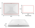 Hengs 48621-C2 RV Skylight Escape Hatch Dimensions - 26-3/8 x 19 Inch with 24-5/8 x 17-3/8 Rough Opening | United RV Parts