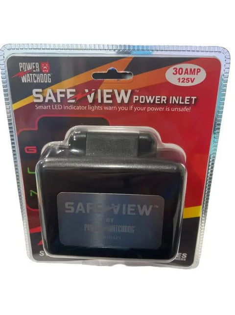 Hughes | SafeView Smart RV Power Inlet | SV30API | 30 Amp | Black