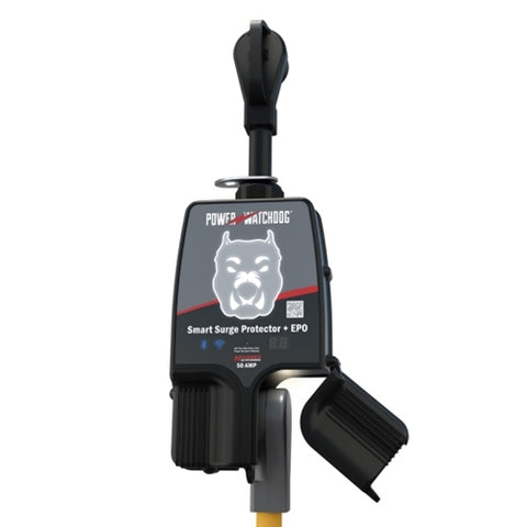 Hughes | Gen II - 50 Amp WiFi & Bluetooth Surge Protector | PWD50-EPOW | Auto Shutoff | Portable