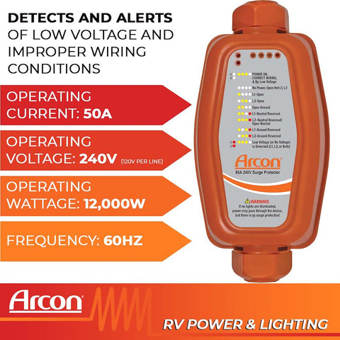 Arcon | Surge Protector | 19666 | 50 Amp