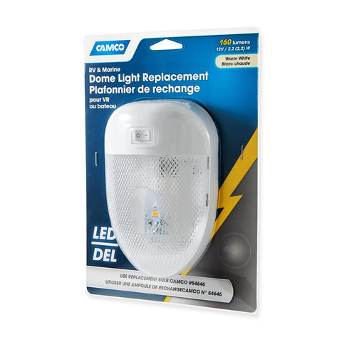 Camco | Single Dome Light | LED 160 Lumen | 41331