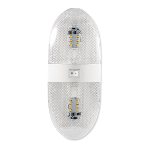 Camco | LED Double Dome Light | 41321 | 320 Lumen