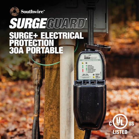 Southwire | 30 Amp Portable Surge Guard with Cover | 44380