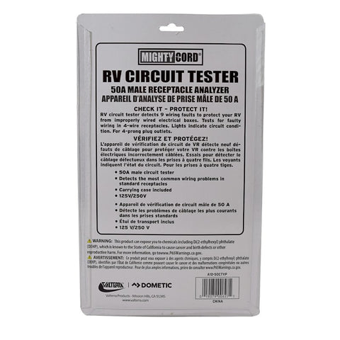 Valterra | Mighty Cord 50 Amp RV Circuit Tester | A10-50CTVP