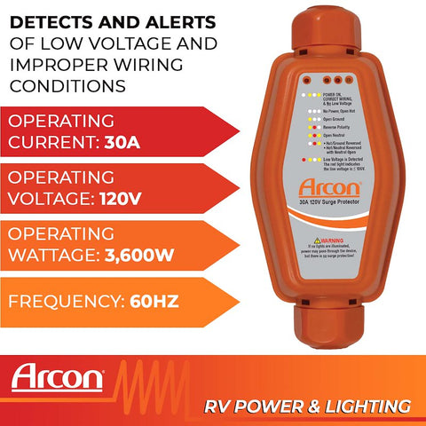 Arcon | Surge Protector | 19658 | 30 Amp