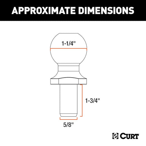 Curt | Replacement Sway Control Ball | 40093