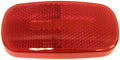 Red Peterson V2549-15R Side Marker Light Lens - Front View | United RV Parts