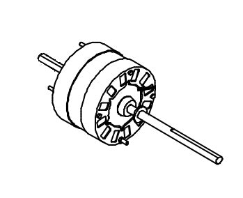 Coleman | Fan Motor | 1468-3489 | 2-speed | 1/3 HP