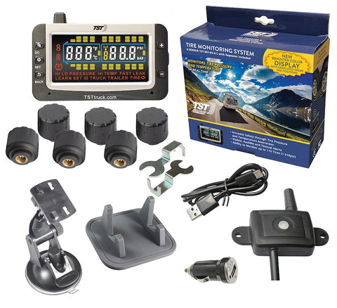 TST | 507 Series 6 RV Cap Sensor TPMS System Color Display & Repeater | TST-507-RV-6-C