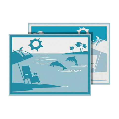 Faulkner | Beach and Dolphin Mat | 53000 | 9' x12