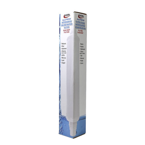 Valterra | AquaFresh Interior Inline Replacement Water Filter with 1/2" Fittings | A01-1133