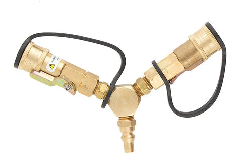 AP Products | Propane "Y" Adapter with Shut Off | ME23YP