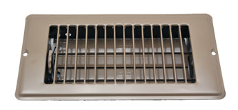 AP Products | Heating/Cooling Register  | 013-626 | 4 X 8 | Brown