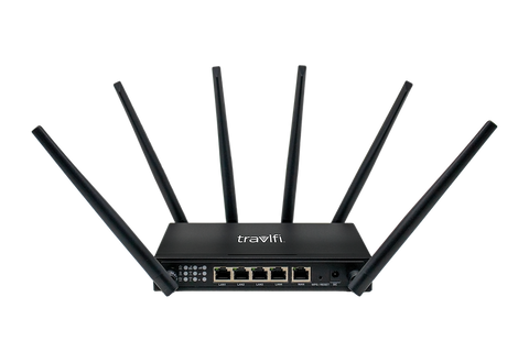 Pace | TravlFi Journey XTR Mobile 4G LTE Router & Wi-Fi Extender W/Vsim Technology | 700-011