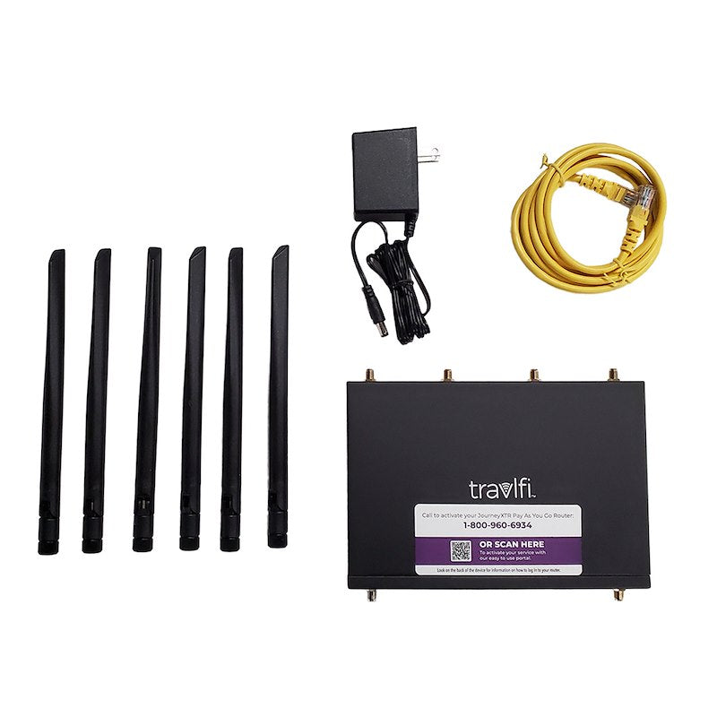 Pace | TravlFi Journey XTR Mobile 4G LTE Router & Wi-Fi Extender W/Vsi
