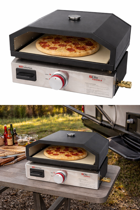 Invision | 18” Griddle (BASE ONLY) | 4032A | Male Quick Connect (RIGHT SIDE)