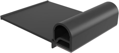 Jaeger-Unitek | Flip 'N Seal Slide Out Seal | 1100124760 | 04002595 | 0.91" Bulb x 3.25" Wipe | 35 Feet Length | Black