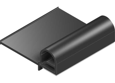 Jaeger | Flip'N Seal Slide Out Seal | 35061 | 04002890 | 2" Wiper | 0.91" Bulb Seal | 40' Length | Black