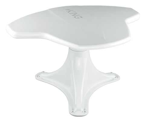 KING | Jack Directional Over-the-Air Antenna with Mount & Built-in Signal Meter | OA8500 | White