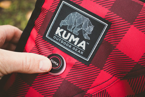 Kuma | Lazy Bear HEATED Chair | 892-KM-LBBTHCH-RB | Red / Black