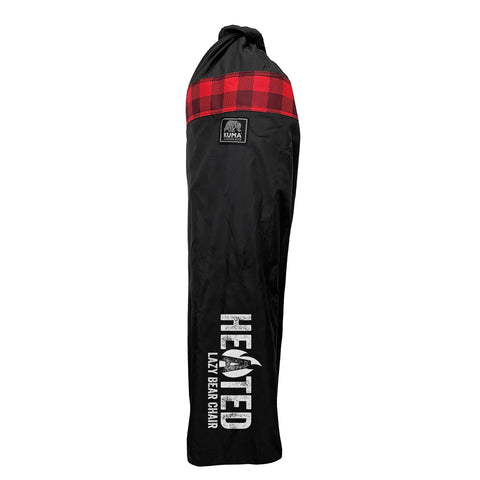 Kuma | Lazy Bear HEATED Chair | 892-KM-LBBTHCH-RB | Red / Black
