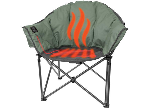 Kuma | Lazy Bear HEATED Chair | 892-KM-LBBTHCH-SG | Sage / Graphite