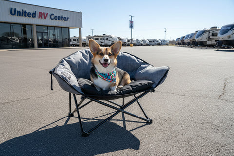 Kuma | Little Lazy Bear - Dog Chair | 900-KM-LDG-HG | Heather Grey