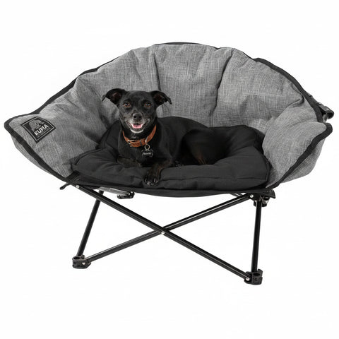 Kuma | Little Lazy Bear - Dog Chair | 900-KM-LDG-HG | Heather Grey