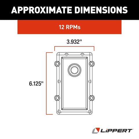 Lippert | Slide Out Motor | 138449 | Klauber D-300 Motor | 3/4 Drive | Through Frame Slide Outs
