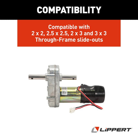 Lippert | Slide Out Motor | 138449 | Klauber D-300 Motor | 3/4 Drive | Through Frame Slide Outs