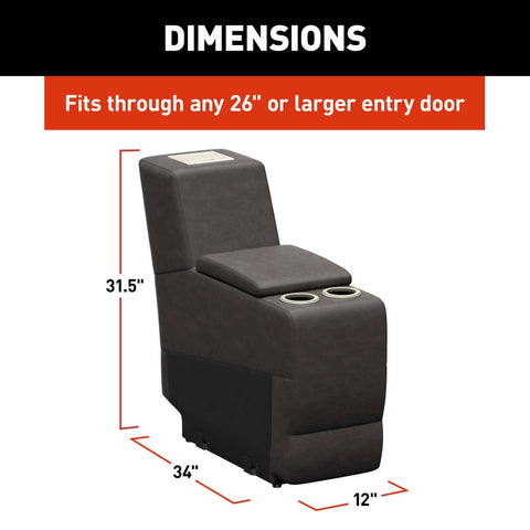 Lippert | Thomas Payne Seismic Theater Seating | 12" Center Console | 2024044203 | 12" | McCoy