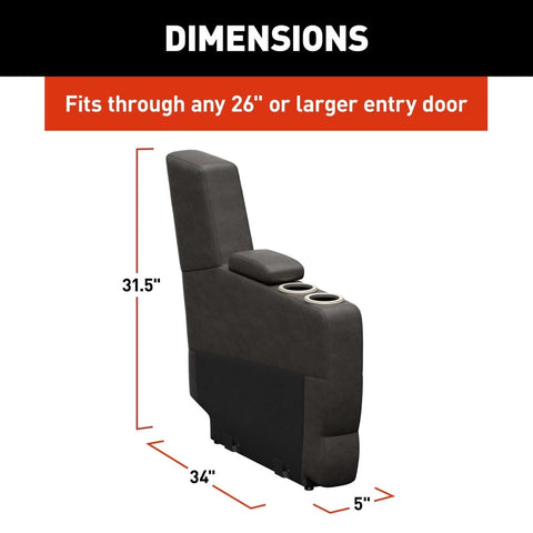 Lippert | Thomas Payne Seismic Theater Seating | 5" Center Console | 2024044202 | 5" | McCoy