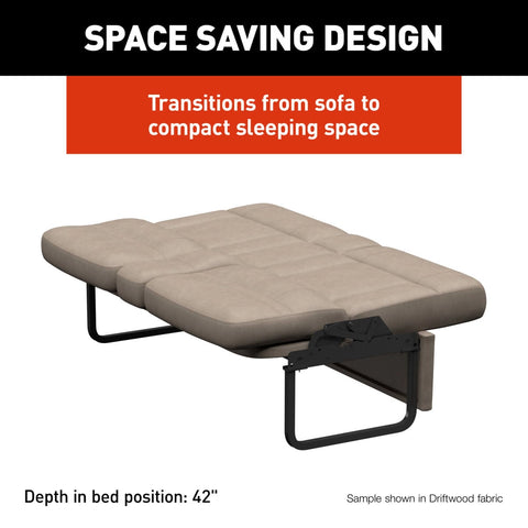 Lippert | Thomas Payne Signature | Jacknife Sofa | 2024044390 | 62" | Driftwood